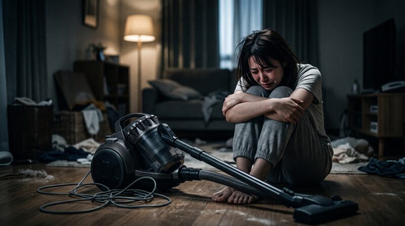 日立パワかるサイクロン「CV-SP300R」の使用を後悔し絶望する日本人女性
