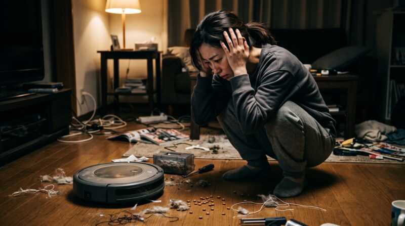 ロボット掃除機 Anker Eufy Robot Vacuum Omni S2 の購入を後悔し絶望する日本人女性のぶっちゃけレビュー画像