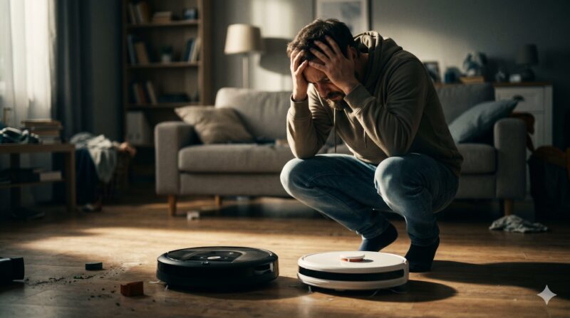 ルンバとSwitchBotのロボット掃除機を比較し、人気機種の性能・価格・水拭き機能の違いをまとめた比較イメージ画像